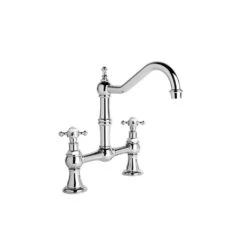 Brodware Winslow Kitchen Set Cross Handle - Ceramic Disc Durobrite Chrome