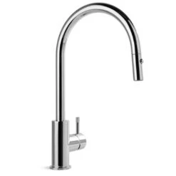 Brodware Yokato Pullout Kitchen Mixer With Knurled Lever Durobrite Chrome