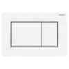Geberit Sigma30 Tone In Tone Dual Flush Button And Access Plate Matte White-White-Matte White