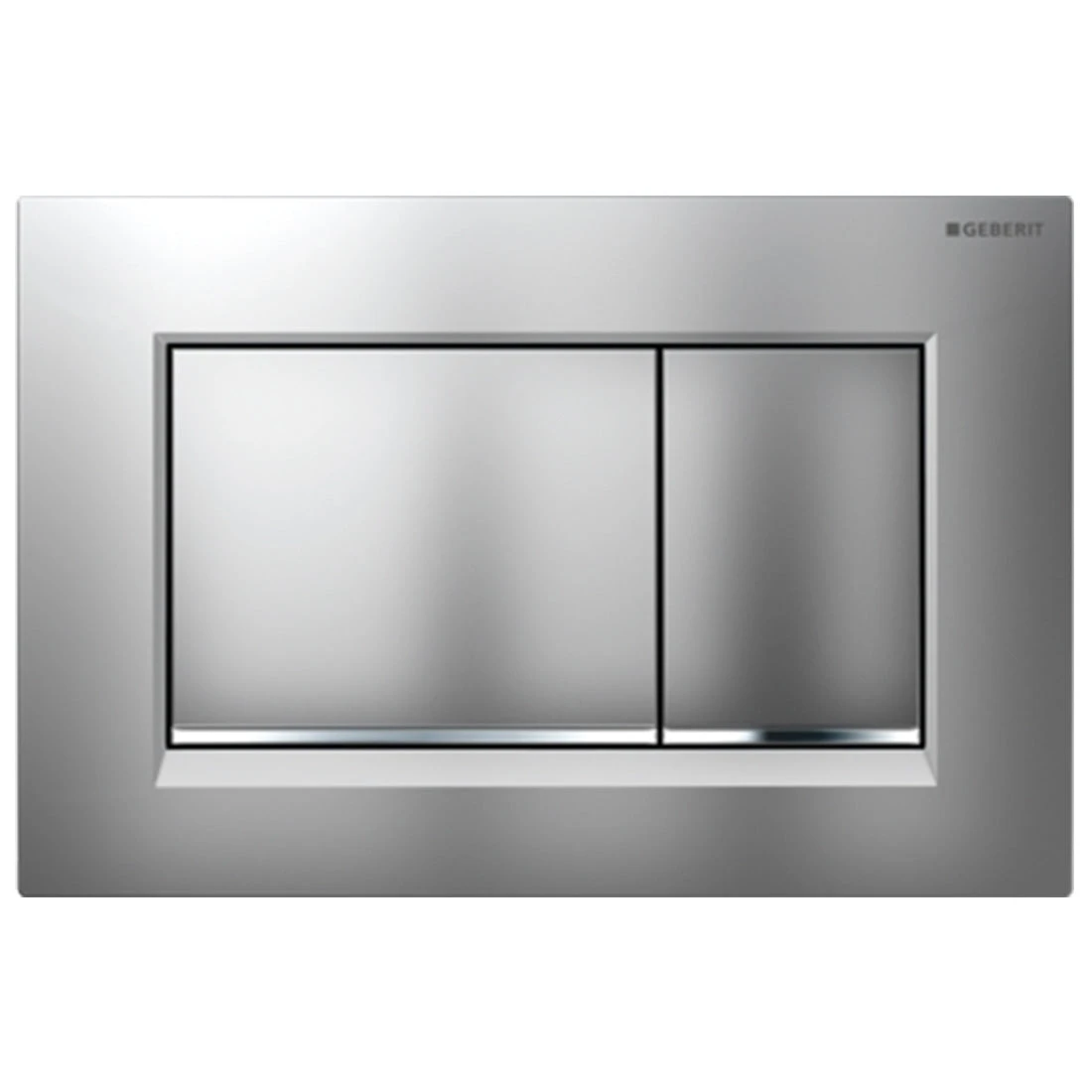 Geberit Sigma30 Dual Flush Button And Access Plate Matte Chrome-Chrome-Matte Chrome Geberit Sigma30 Dual Flush Button And Access Plate Matte Chrome-Chrome-Matte Chrome -Cook & Bathe 115.883.jq .1