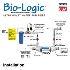 Bio-Logic BIO-1.5 UVC Water Purifier - 1.5 GPM - 3/8" NPT Inlet/Outlet(Bio Logic Uv Water Purifiers 1 5 Gpm Lamp Quartz Sleeve Included) -Cook & Bathe 119a9f2f9320e332c64801fd6405 9289e024 22b1 4fa6 9868 d1a2e9358d13