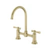 Phoenix Cromford Exposed Sink Set Brushed Gold