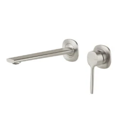 Phoenix Vask SwitchMix Wall Basin/Bath Mixer Set Brushed Nickel (Complete Kit)