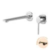 Phoenix Vask SwitchMix Wall Basin/Bath Mixer Set Chrome (Fit-Off Kit Only)