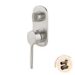 Phoenix Vask SwitchMix Shower/Bath Diverter Mixer Brushed Nickel (Fit-Off Kit Only)