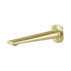 Phoenix Vask Wall Basin/Bath Outlet 200mm Brushed Gold