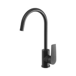 Phoenix Arlo Sink Mixer 200mm Gooseneck Matte Black