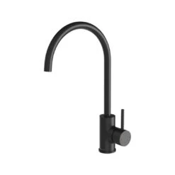 Phoenix Pina Sink Mixer 200mm Gooseneck Matte Black