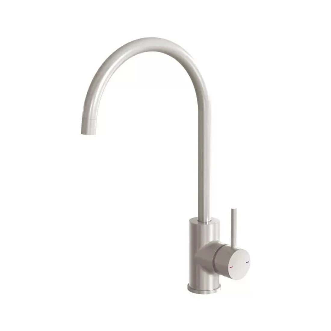 Phoenix Pina Sink Mixer 200mm Gooseneck Brushed Nickel Phoenix Pina Sink Mixer 200mm Gooseneck Brushed Nickel -Cook & Bathe 153 7330 40 Web