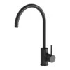 Phoenix Pina Sink Mixer 200mm Gooseneck, Matte Black - 6 Star - Lead Free