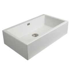 Seima Oros 900 Butler Sink No Taphole White -Cook & Bathe 191044 product2 web