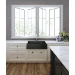 Seima Oros 900 Butler Sink No Taphole Black 3 Seima Oros 900 Butler Sink No Taphole Black -Cook & Bathe 191046 lifestyle web