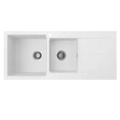 Seima Oros 1160 Sink Right Drainer 1 Taphole White