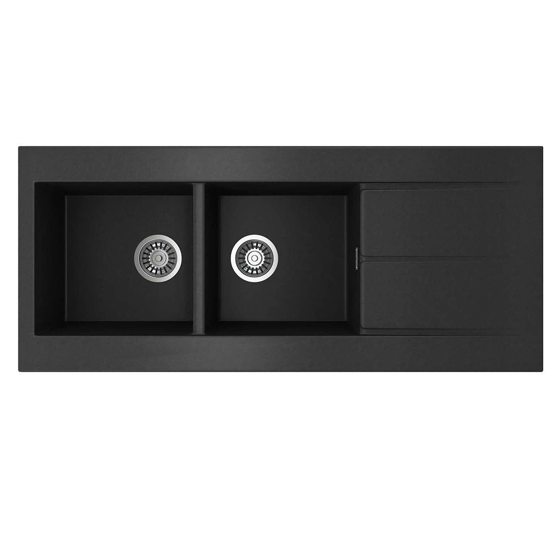 Seima Oros 1162 Sink Right Drainer No Taphole Black Seima Oros 1162 Sink Right Drainer No Taphole Black -Cook & Bathe 191073 product web