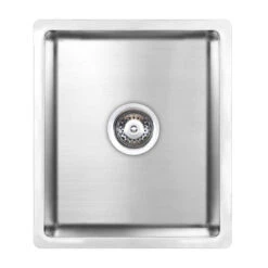 Seima Leto 340 Sink With Overflow Stainless Steel