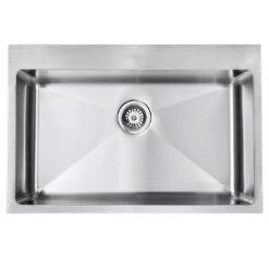 Seima Kubic Deep 750 Sink No Overflow No Tap Hole Stainless Steel