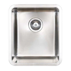 Seima Kubic 340 Sink With No Overflow Stainless Steel