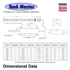 Tank Master UVC Tank Storage Sanitizer - One Lamp - 22.75" Insertion Depth(Tank Master Uv Tank Storage Sanitizers One Lamp Units Lamp Included 22 75 Insertion Depth) -Cook & Bathe 204f0f0382bb983668278c5ea76d 1818ae24 6b91 4dc7 968c 4babe58d2e5d