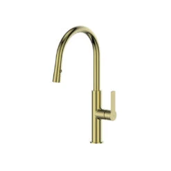 Greens Astro II Pull-Down Sink Mixer Brushed Brass