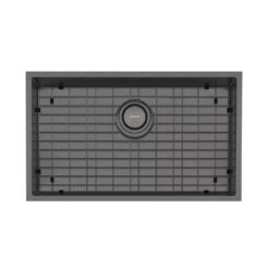 Phoenix 4000 Series Extra Large Single Bowl Sink 700mm Brushed Carbon