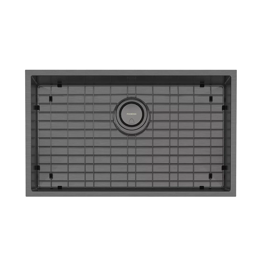 Phoenix 4000 Series Extra Large Single Bowl Sink 700mm Brushed Carbon Phoenix 4000 Series Extra Large Single Bowl Sink 700mm Brushed Carbon -Cook & Bathe 310 8002 16