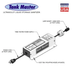 Tank Master UVC Tank Storage Sanitizer - Two Lamps - 46.6875" Insertion Depth(Tank Master Uv Tank Storage Sanitizers Two Lamp Units Lamps Included 46 6875 Insertion Depth) -Cook & Bathe 365ce21ec46cd93930a66878566d d523db92 0d51 4f4d 89d4 f3ef58ddd0bd