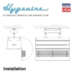 Hygeaire Ultraviolet UVC Indirect Air Disinfection Fixture - 24" - 400 Sq. Ft.(Hygeaire Ultraviolet Indirect Air Disinfection Fixtures 24 2 Lamp) 2 Hygeaire Ultraviolet UVC Indirect Air Disinfection Fixture - 24" - 400 Sq. Ft.(Hygeaire Ultraviolet Indirect Air Disinfection Fixtures 24 2 Lamp) -Cook & Bathe 5cfc86e622947126918b61eb06df