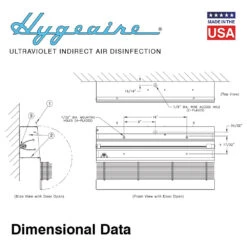 Hygeaire Ultraviolet UVC Indirect Air Disinfection Fixture - 24" - 200 Sq. Ft.(Hygeaire Ultraviolet Indirect Air Disinfection Fixtures 24 1 Lamp) -Cook & Bathe 5f0a9b420e89b2f8853079e03cf3 1175431b 5555 4374 915c 793dd865282e