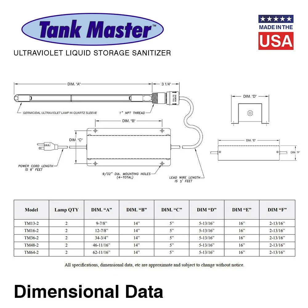 Tank Master UVC Tank Storage Sanitizer - Two Lamps - 9.875" Insertion Depth(Tank master uvc tank storage sanitizer two lamps 9875 insertion depth) Tank Master UVC Tank Storage Sanitizer - Two Lamps - 9.875" Insertion Depth(Tank Master Uvc Tank Storage Sanitizer Two Lamps 9875 Insertion Depth) -Cook & Bathe 6a561d146d18b6611217741f20b6 ff4a7bae e7b4 4615 8d10 a316b6b42d4d