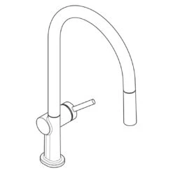 Hansgrohe Talis M54 Kitchen Mixer 210 Pull-Out Spout 2jet Chrome -Cook & Bathe 72800003 SpecificationSheet1 Web a8a9d4d3 950a 4ed9 8de3 feb9130704ba