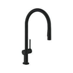 Hansgrohe Talis M54 Kitchen Mixer 210 Pull-Out Spout 2jet Matte Black