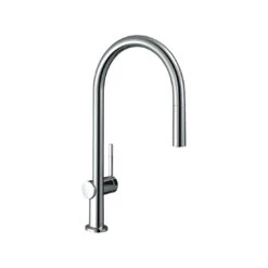 Hansgrohe Talis M54 Single Lever Kitchen Mixer 210 Pull-Out Spout, 1jet Chrome