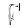 Hansgrohe Talis Select M51 Single Lever Kitchen Mixer 300 Pull-Out Spout 1jet Chrome