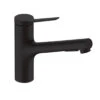 Hansgrohe Zesis M33 Single Lever Kitchen Mixer 150, Pull-Out Spray, 2jet Matte Black