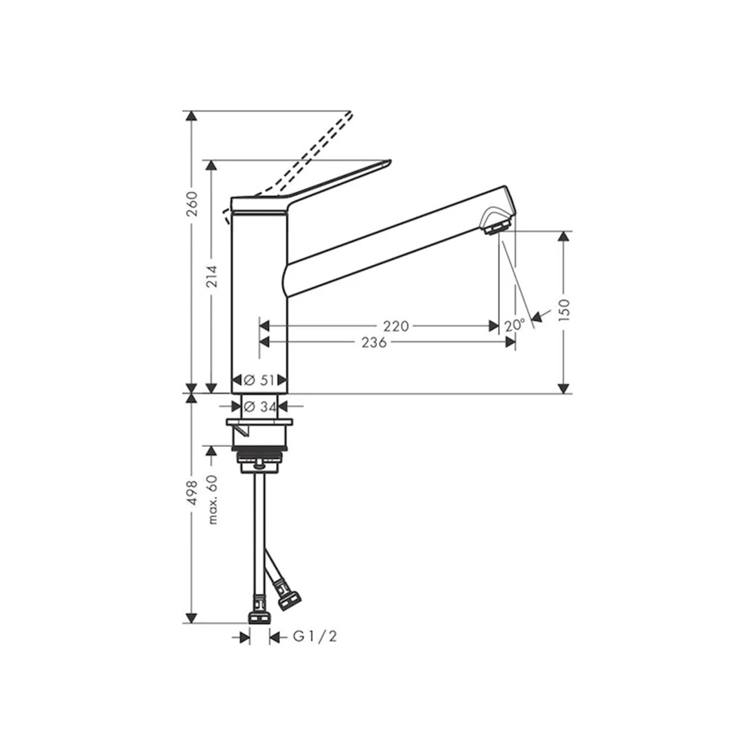 Hansgrohe Zesis M33 Single Lever Kitchen Mixer 150, 1jet Chrome Hansgrohe Zesis M33 Single Lever Kitchen Mixer 150, 1jet Chrome -Cook & Bathe 74802003 SpecSheet Web 1b5c000b 2b10 4a4c aa2a 861bd7ced1bc