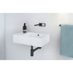 Phoenix Bottle Trap Matte Black 40mm -Cook & Bathe 800 8950 10 lifestyle2 web