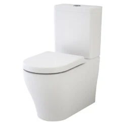Caroma Luna Wall Faced Toilet Suite - Bottom Inlet