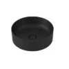 Caroma Liano II 400mm Round Above Counter Basin Matte Black