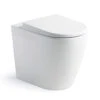 Argent Grace HygienicFlush Wall Faced Toilet With Soft Closing Seat White