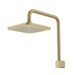 Caroma Luna Fixed Overhead Shower Brushed Brass