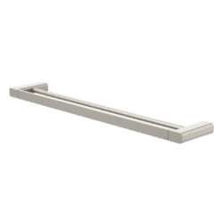 Caroma Luna Double Towel Rail 630mm Brushed Nickel