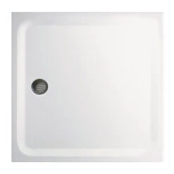 Bette Shower Tray | Square | White | 100cm