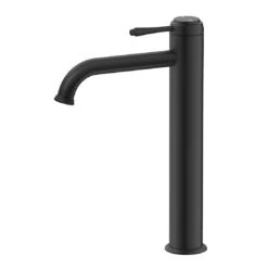 Bella Vista Mica Heritage Tall Basin Mixer Black