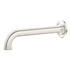 Bella Vista Mica Heritage Bath/Basin Spout 250mm Brushed Nickel