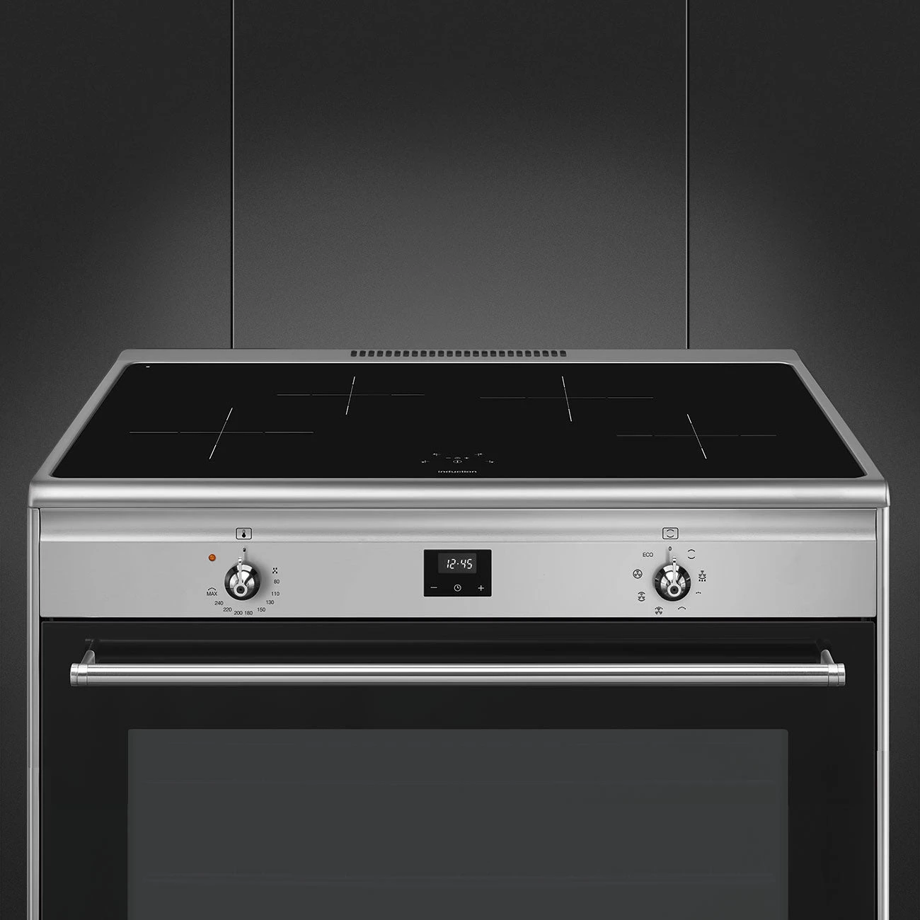 Smeg Classic Upright Cooker with Induction Cooktop Stainless Steel Smeg Classic Upright Cooker With Induction Cooktop Stainless Steel -Cook & Bathe CG90CIXT lifestyle4