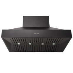 Schweigen BBQ Alfresco Rangehood Matte Black (120cm) - Silent Isodrive 3000m3h