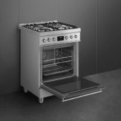 Smeg Classic Cooker 60cm Stainless Steel -Cook & Bathe CS6GMXA2 lifestyle4