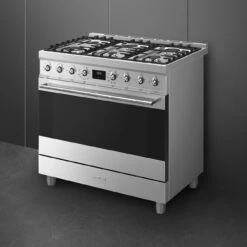 Smeg Classic Freestanding Cooker 90cm Stainless Steel -Cook & Bathe CS9GMXA2 lifestyle3