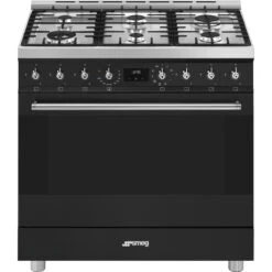 Smeg Classic Freestanding Cooker 90cm Matte Black