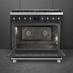 Smeg Classic Freestanding Cooker 90cm Matte Black -Cook & Bathe CSP9GMMBA2 lifestyle2
